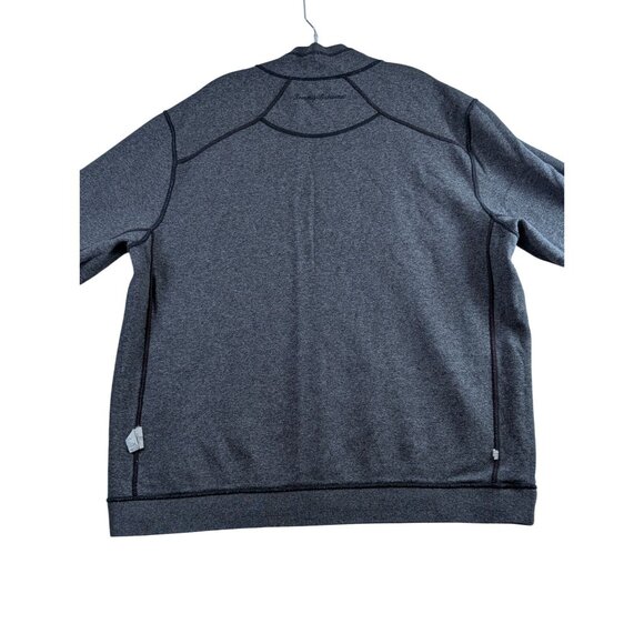 Tommy Bahama Reversible Gray Mens 2XL Half Zip Pullover Sweatshirt Long Sleeve - Picture 8 of 16